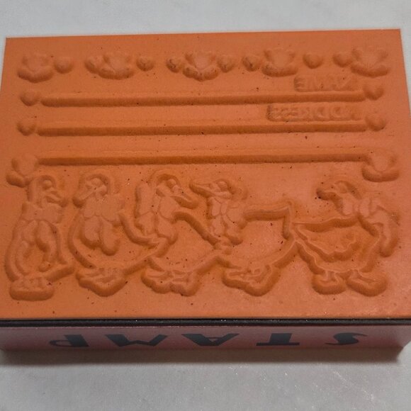 Porch Goose Address Rubber Stamp - Picture 3 of 5
